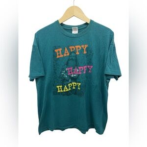 Duck dynasty “happy” colorful graphic tee